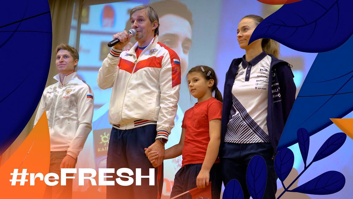 «Спортсмены-скалолазы в школе 1409» #refresh