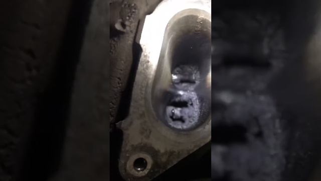 Налет и кокс на впускных клапанах QX56 Z62 VK56VD 202ткм пробега