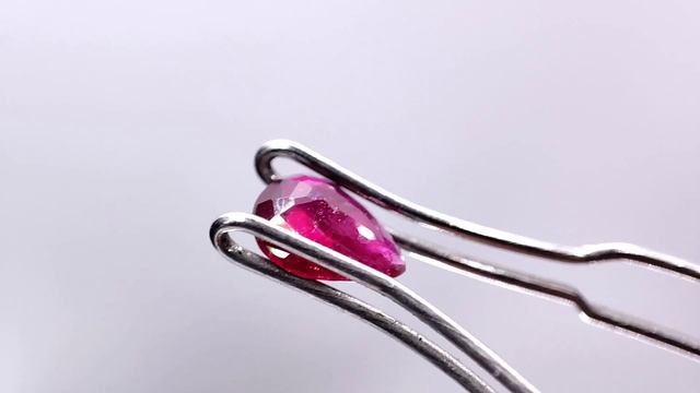 0.33 ct. Рубин груша. Мадагаскар