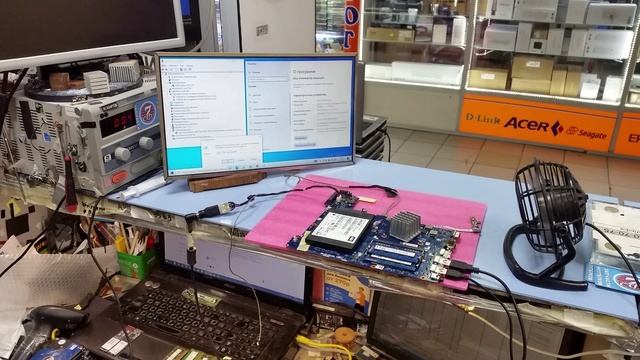 Матплата Lenovo G505 заказ 18786 - контрольный запуск.