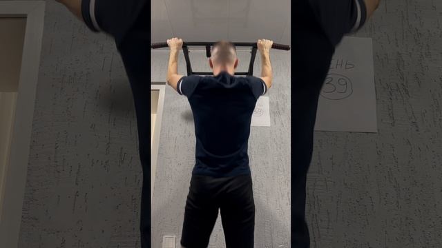 5000 подтягиваний за 100 дней - день 39 #спорт #sports #подтягивания #pullups
