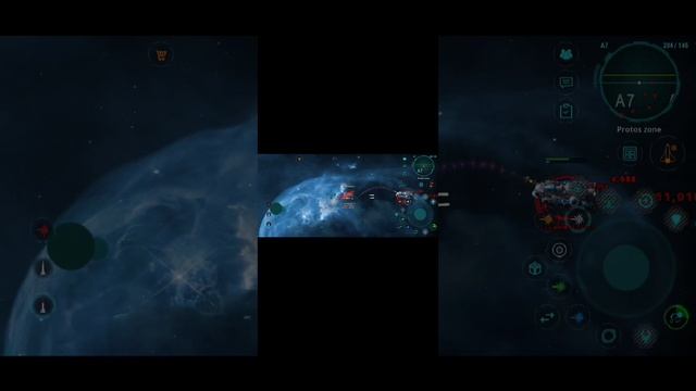 War Universe. Shuttle vs protos. No sound.mp4