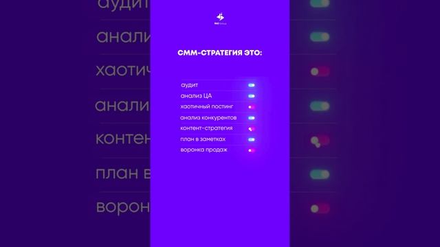 Сохраняйте это видео себе, чтобы знать, как выглядит настоящая SMM-стратегия 😉