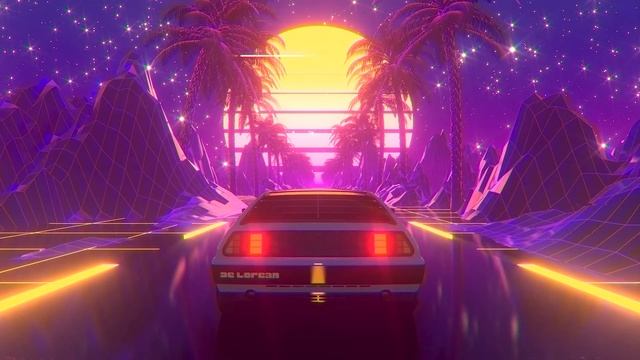4K UHD - DELOREAN CAR (Фоновое видео)