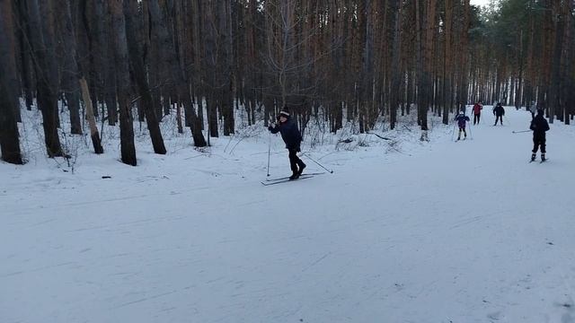 22.01.2023 С горы летят биатлонисты