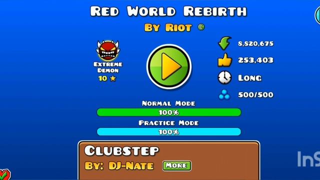 RED WORLD REBITH 100% GG