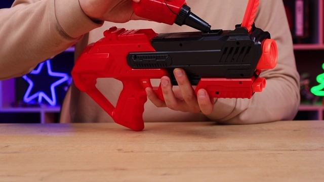 Бластер DOUBLESHOT GUN, стреляет мягкими и гелевыми пулями(арт.1000953447)