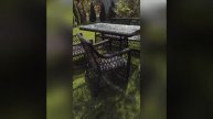 Мойка мебели из искусственного ротанга