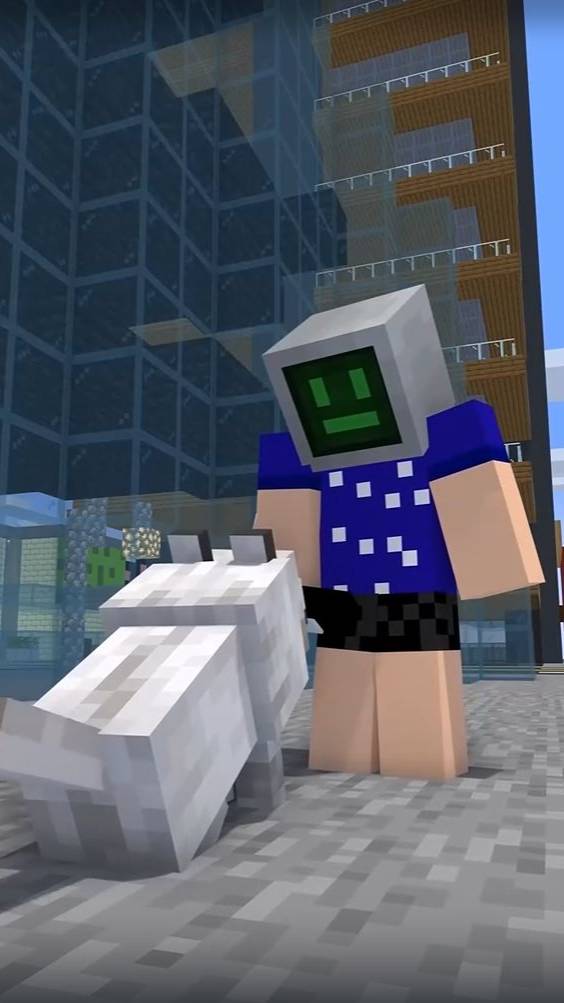 Ой, Собачка | #shorts #minecraft #mineimator