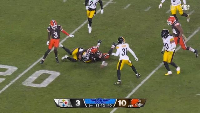 Tillman's 24-yard reception turns into a spin-cycle Steelers' turnover