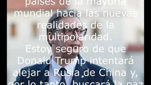 Vucic reveló las primeras acciones de Trump.