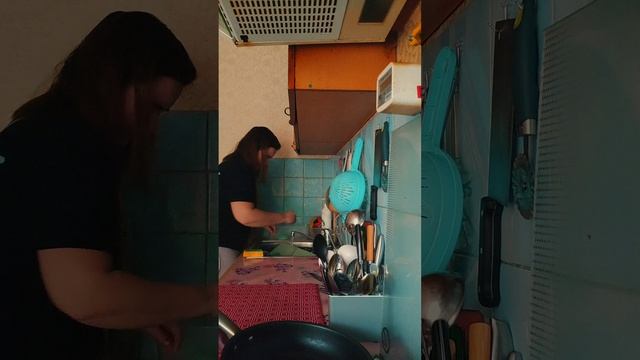 асмр уборка на кухне