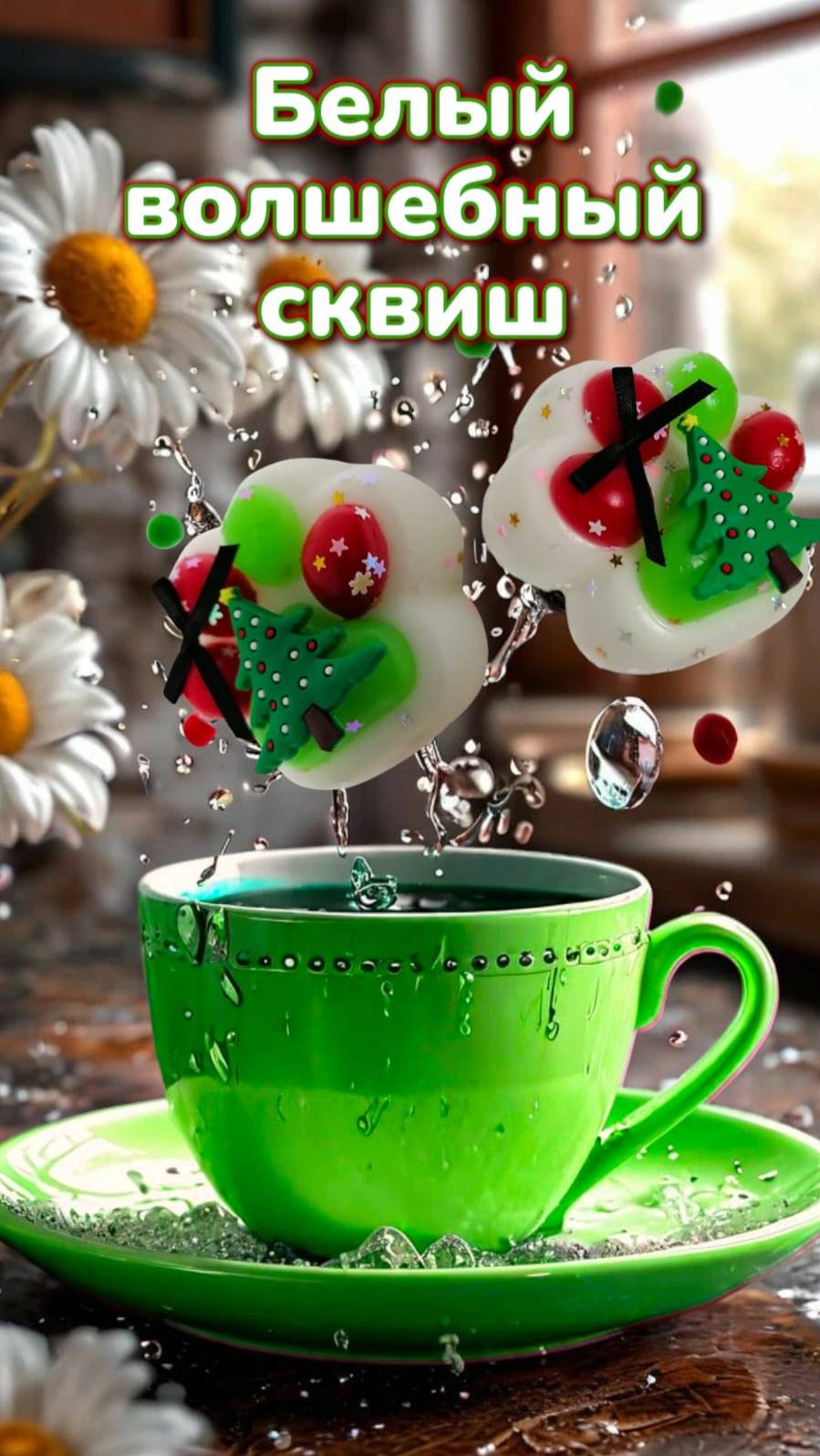 Волшебная Таба Лапка Белый Сквиш❄️🐾🎅🏻🐍