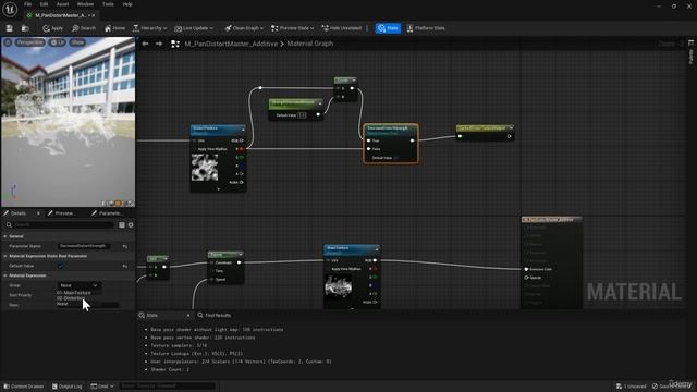 29 - Create Pan Distort Material