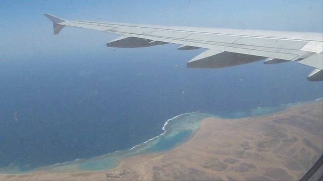 Посадка Москва - Египет Марса-Алам (METROJET А321) апрель.2014