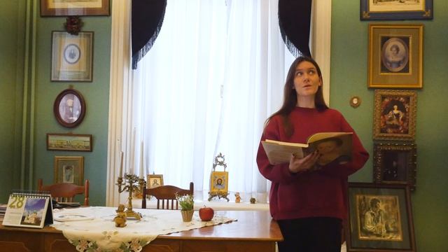 Стихотворение Фёдора Тютчева "Она сидела на полу", читает Полина Кидина