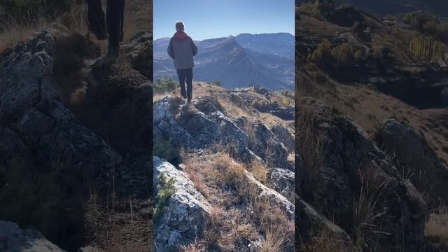 На краю гунибского плато #гуниб #дагестан #mountains #travel #горы #shorts