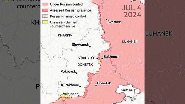Темпы продвижения ВС РФ по линии фронта за уже уходящий 2024 год.  Военный Осведомитель