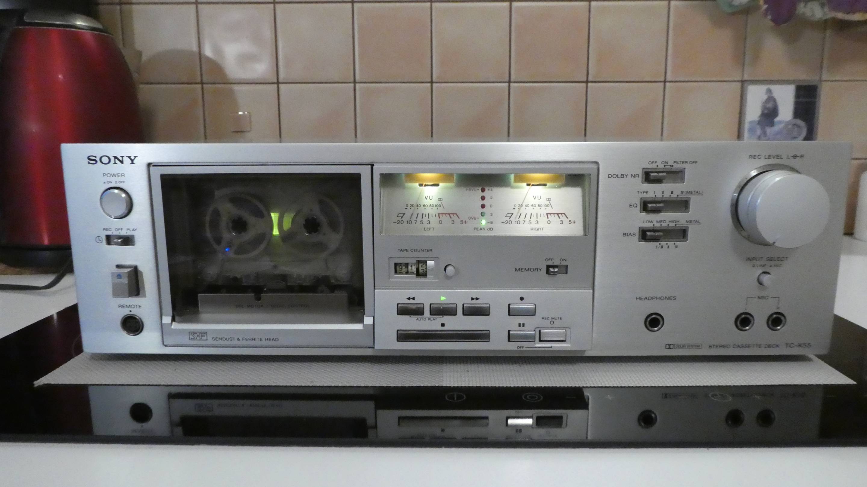 Sony TC-K55 стерео кассетный магнитофон (дека), краткий обзор