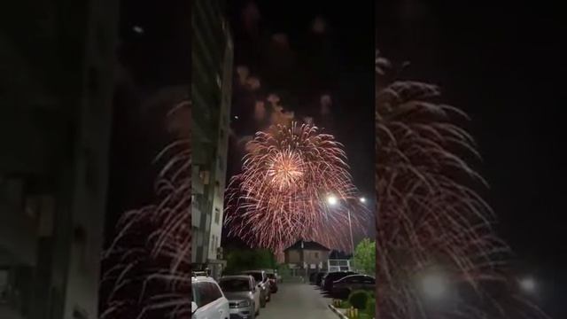 Салют в Белгороде 09.05.22