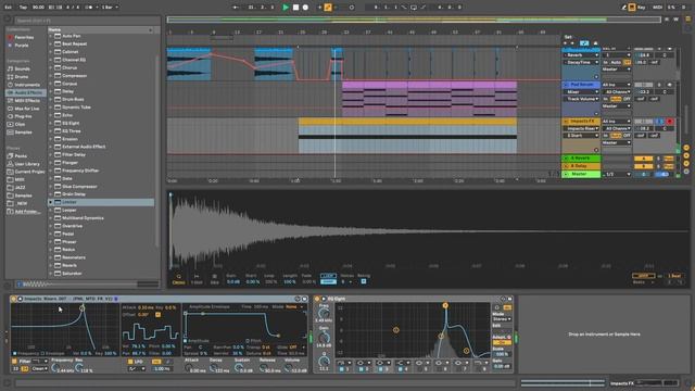 2. Experimental track. Free project for Ableton Live