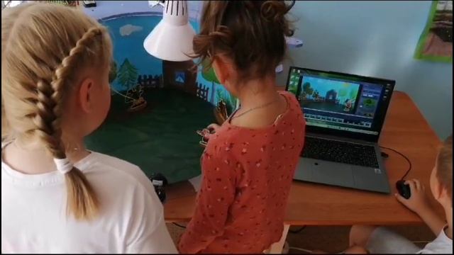 Использование Сиреневой мультстудии Kids Animation Desk