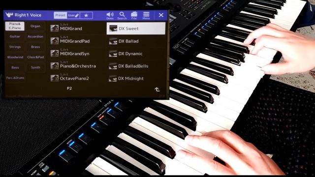 Piano Sounds | Yamaha PSR SX700 | Звуки Пиано и Роялей