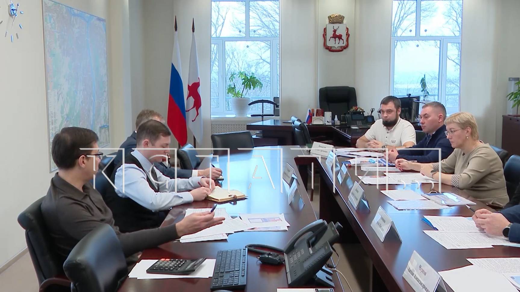Мэр Нижнего Новгорода провел совещание с представителями ДУК по уборке снега во дворах
