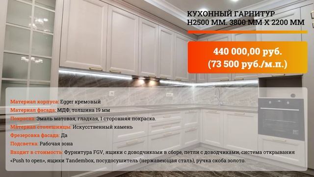 Презентация Правильные кухни. Кухни на заказ в Москве. Примеры кухонь с ценами