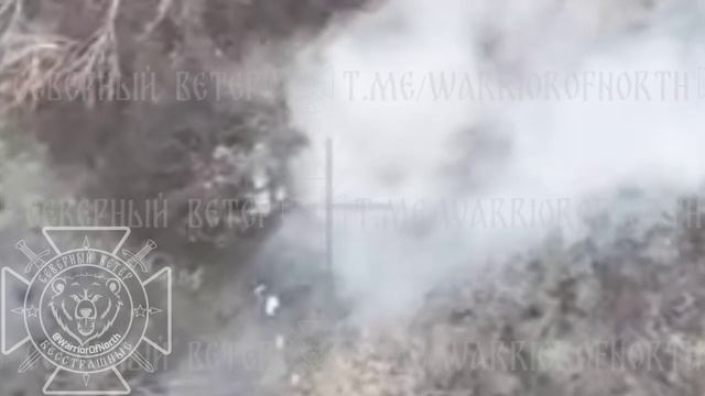 Расчет FPV Северян уничтожает пулеметную точку противника в Харьковской области  Волчанское напр...