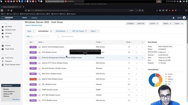 19 Host Discovery & Vulnerability Scanning With Nessus