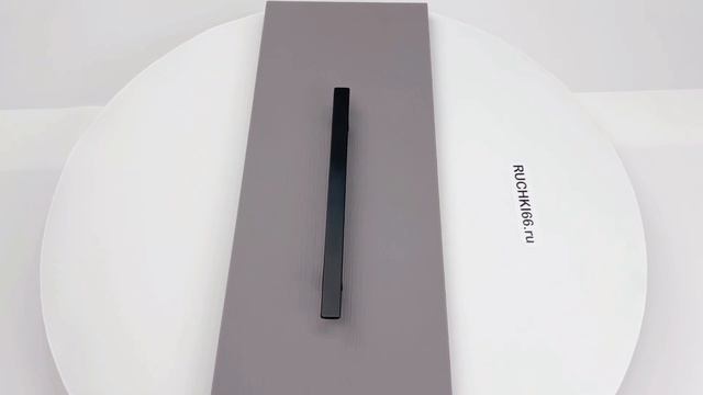 Мебельная ручка-скоба 160 мм чёрная матовая. Производство: Италия.