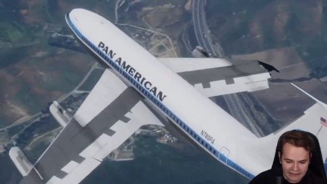 Airliner Loses HALF ITS WING: Pan Am Flight 843