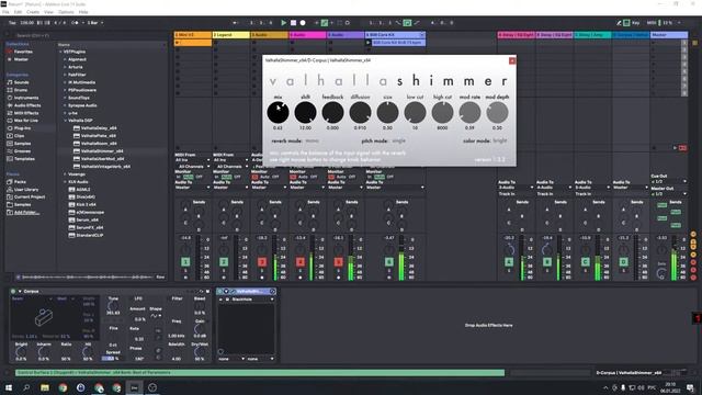 Working with Sends to the Return Channel. Stream. Free project for Ableton Live.