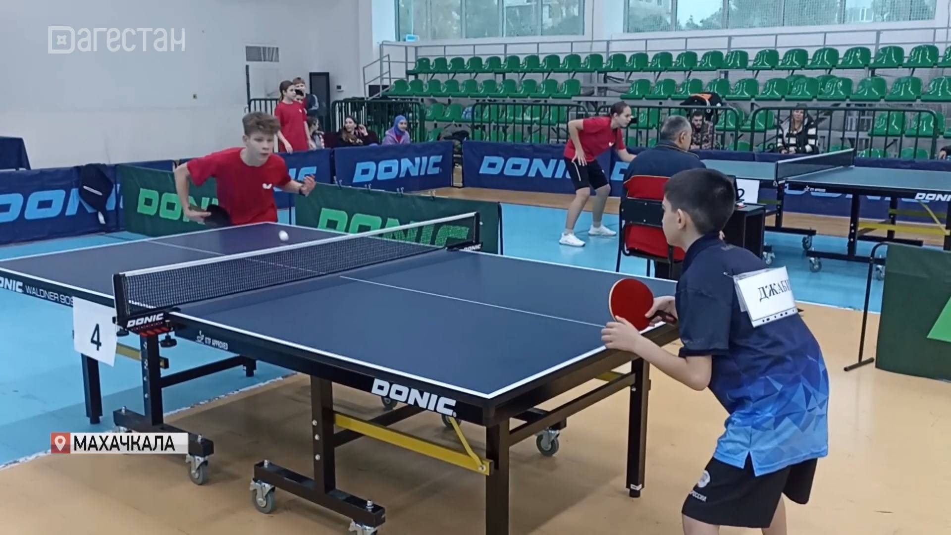 В Махачкале стартовали соревнования по настольному теннису
