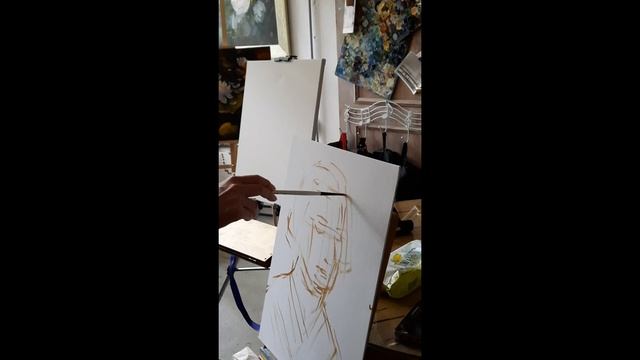 Так начинается портрет. Екатерина Данильченко, скульптор, художник