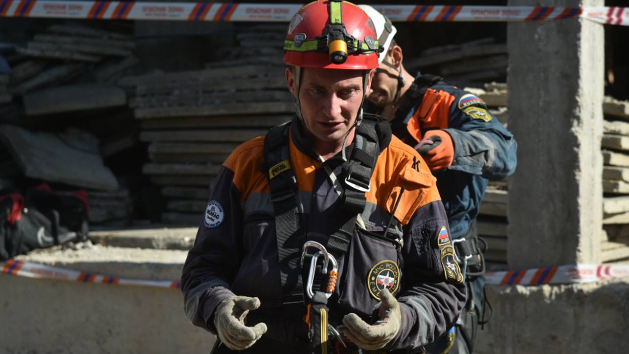 Мужчину спасли с башенного крана в Санкт-Петербурге