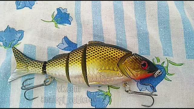 Копия - Izumi Perch Alive 120 F - плавающий составник на щуку - с Алиэкспресс