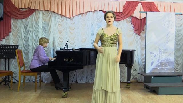 Кретова Элиза. 16 лет. Слова И. Бунина, музыка С. Рахманинова. Романс "Ночь печальна"