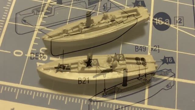Сборные модели. Первая мировая. Сборка: Крейсер Варяг (Звезда,1/350) часть 5