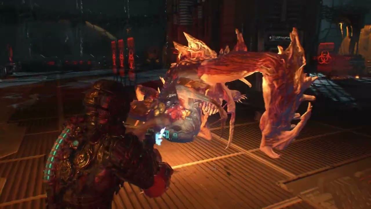 Dead Space (Remake) NG+ Monster on the Bridge