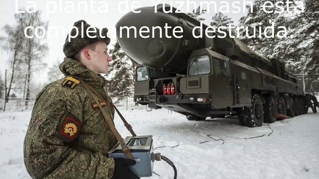 La planta de Yuzhmash está completamente destruida.