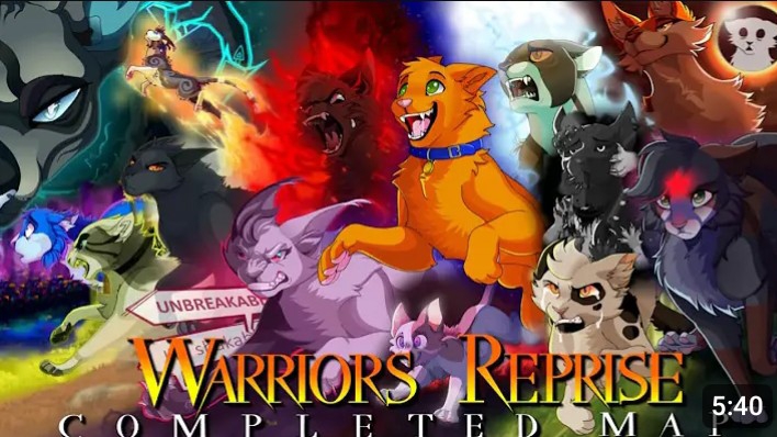 WARRIORS// REPRISE [COMPLETE MAP] ПЕРЕЗАЛИВ КОТЫ-ВОИТЕЛИ [ПОЛНЫЙ МАП]