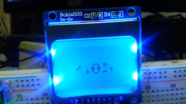 ✅AWESOME-LCD NOKIA 5110 test with arduino .