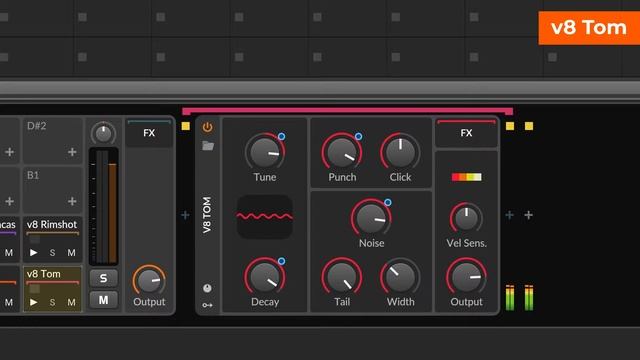 Meet v8, Bitwig's 808-Inspired Drum Family