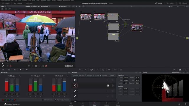 Two Ways of Using DaVinci Resolve_s Parallel Mixer Node