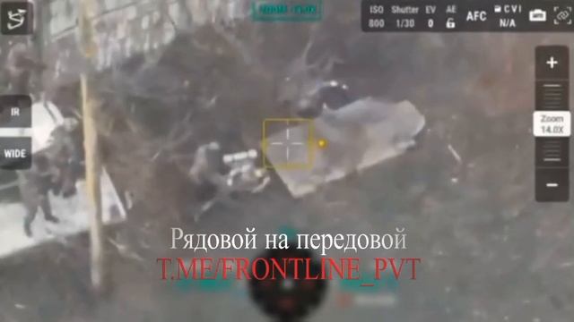 Кадры взятия в плен 2 боевиков ВСУ в ходе зачистки одного из районов Курской обл.