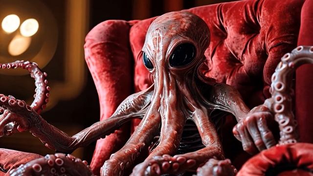 The Octopus Trial | Alien Piano Concert AI Music Video