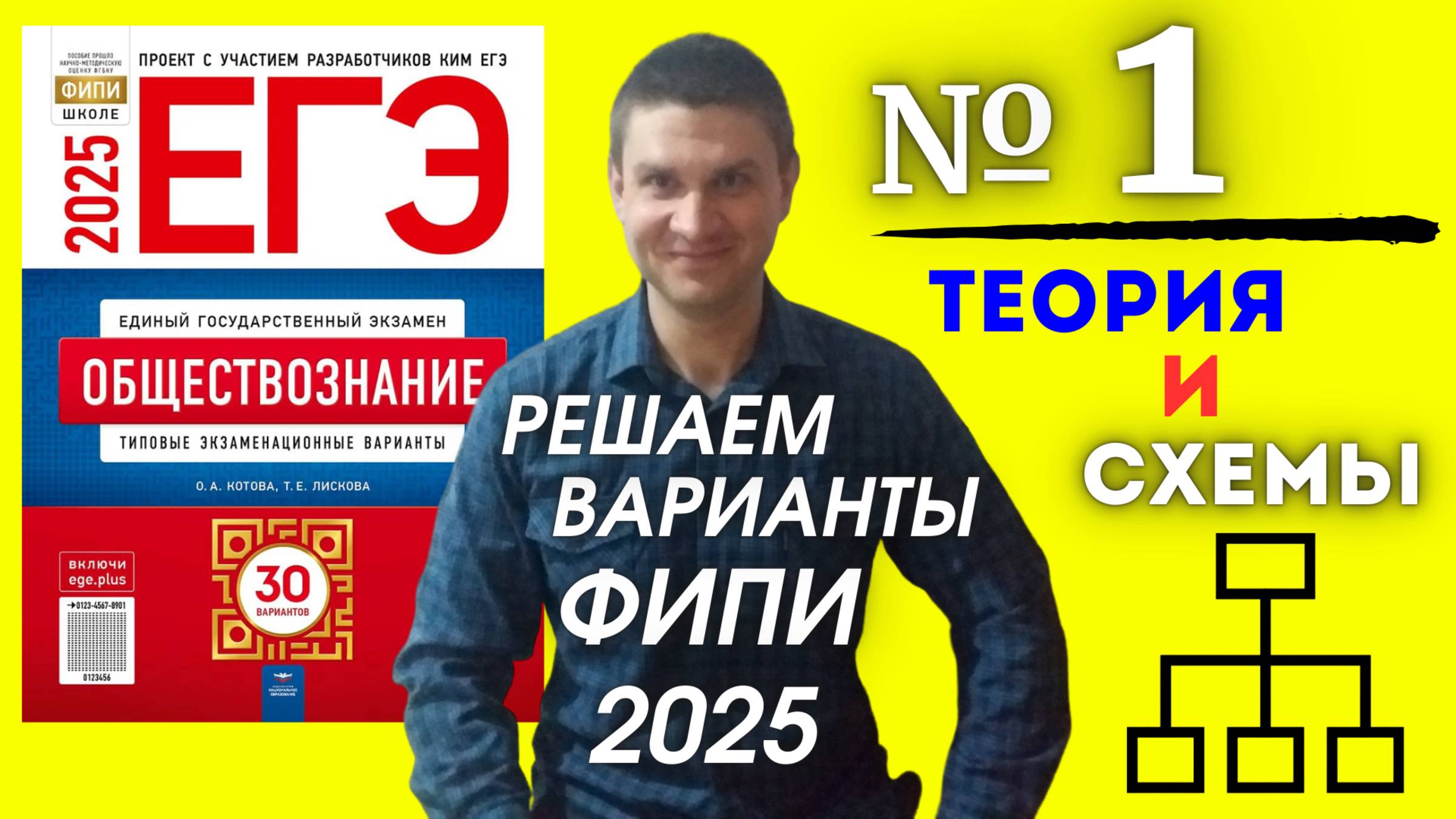 Полный разбор 1 варианта фипи Котова Лискова | ЕГЭ по обществознанию 2025 | Владимир Трегубенко