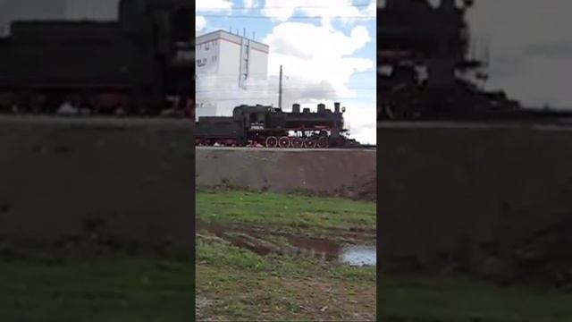 175-лет железным дорогам России. Паровоз серии Эу.699-74 (ТЧ-16) на кольце ОАО "ВНИИЖТ".